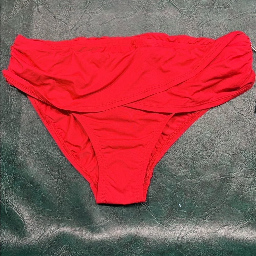 NWT Bleu Rod Beattie Kore Sarong Hipster Swim Bottom Size 8